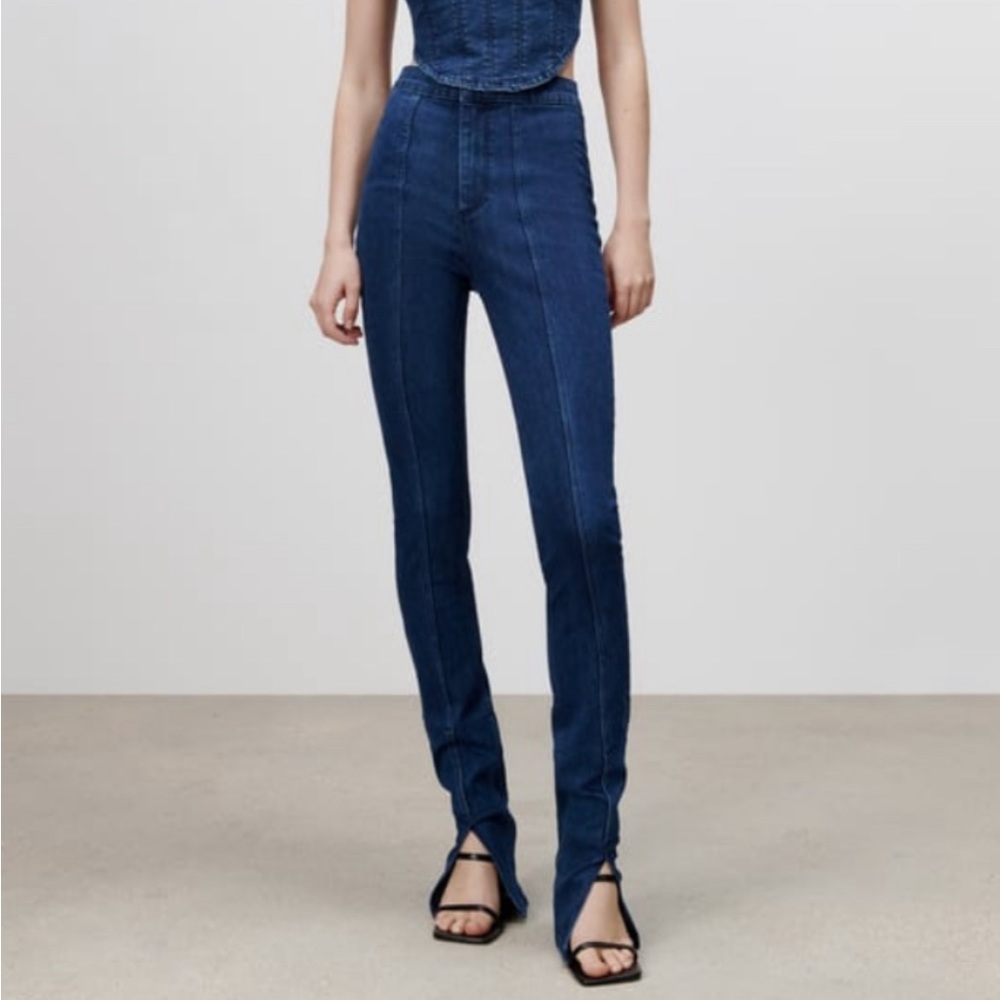 Zara Split Skinny Jeans